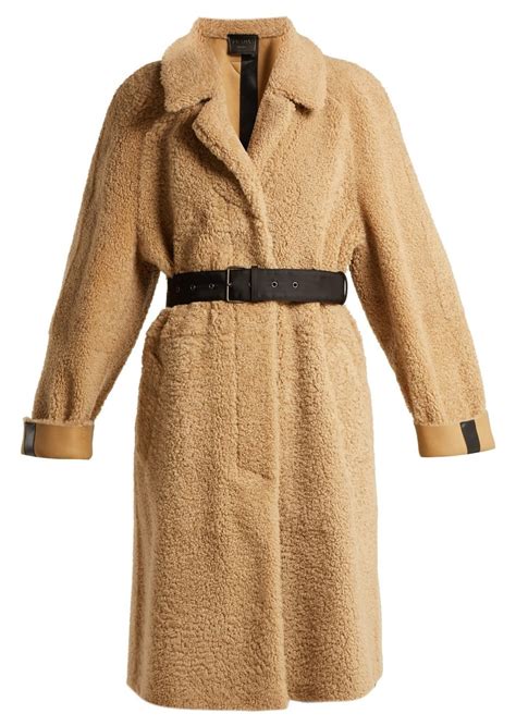 prada shearling coat